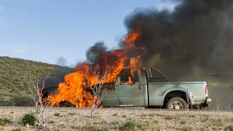 incendio-ruta-237-camioneta